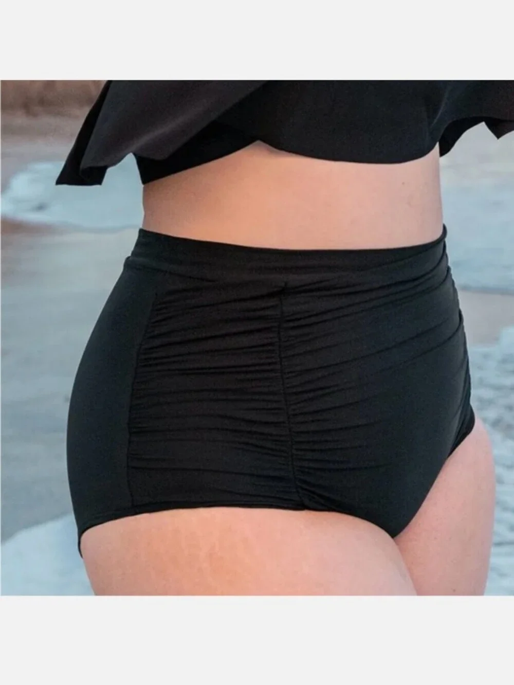 Empetua by Shapermint Full Coverage High-Waisted Control Shapewear Bikini Bottom